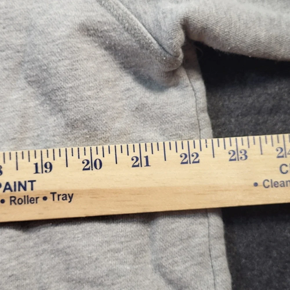 Ralph Lauren Polo Hoodie Men's Small Gray Sweater Green Tag Vintage - Picture 2 of 9
